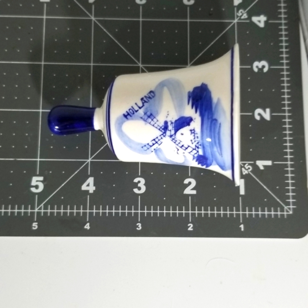 Vintage Blue and White Bell